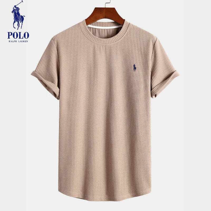 Rivlow RL™ | T-shirt Côtelé Premium en Coton Stretch