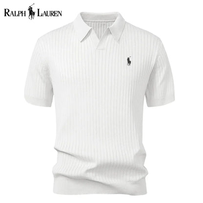 Varlon RL™ | Polo en Tricot Rayé à Col V