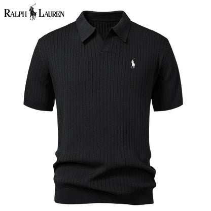 Varlon RL™ | Polo en Tricot Rayé à Col V