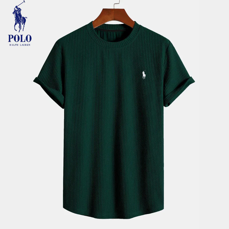Rivlow RL™ | T-shirt Côtelé Premium en Coton Stretch