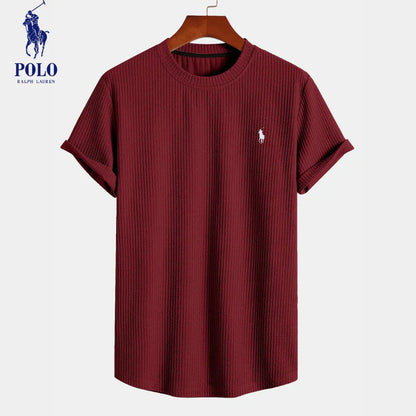 Rivlow RL™ | T-shirt Côtelé Premium en Coton Stretch