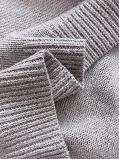 🇫🇷 Pull en Maille Col V Dentelé - PRIX DÉSTOCKAGE