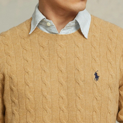 Elandor RL™ | Pull Unisexe en Coton Torsadé à Col Rond