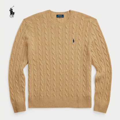 Elandor RL™ | Pull Unisexe en Coton Torsadé à Col Rond