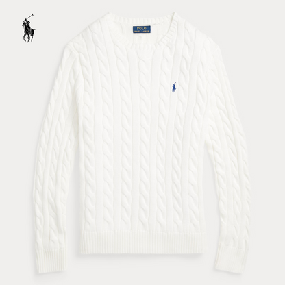 Elandor RL™ | Pull Unisexe en Coton Torsadé à Col Rond