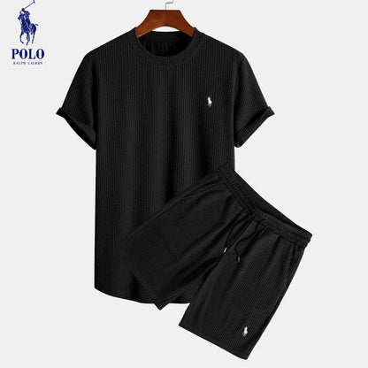 Larell RL™ | Ensemble Décontracté à Côtes en Coton Stretch