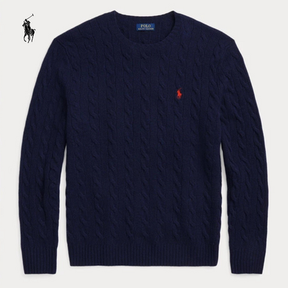 Elandor RL™ | Pull Unisexe en Coton Torsadé à Col Rond