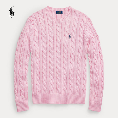 Elandor RL™ | Pull Unisexe en Coton Torsadé à Col Rond